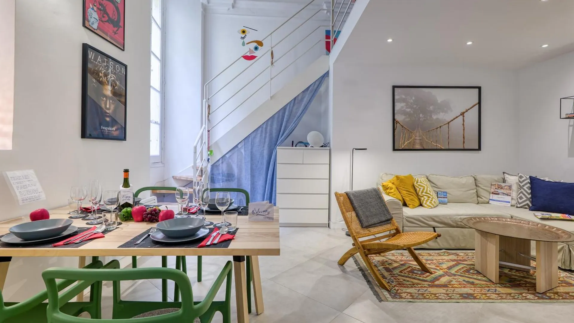 Apartment Two Levels Apt In Historical Building - Happy Rentals Menton