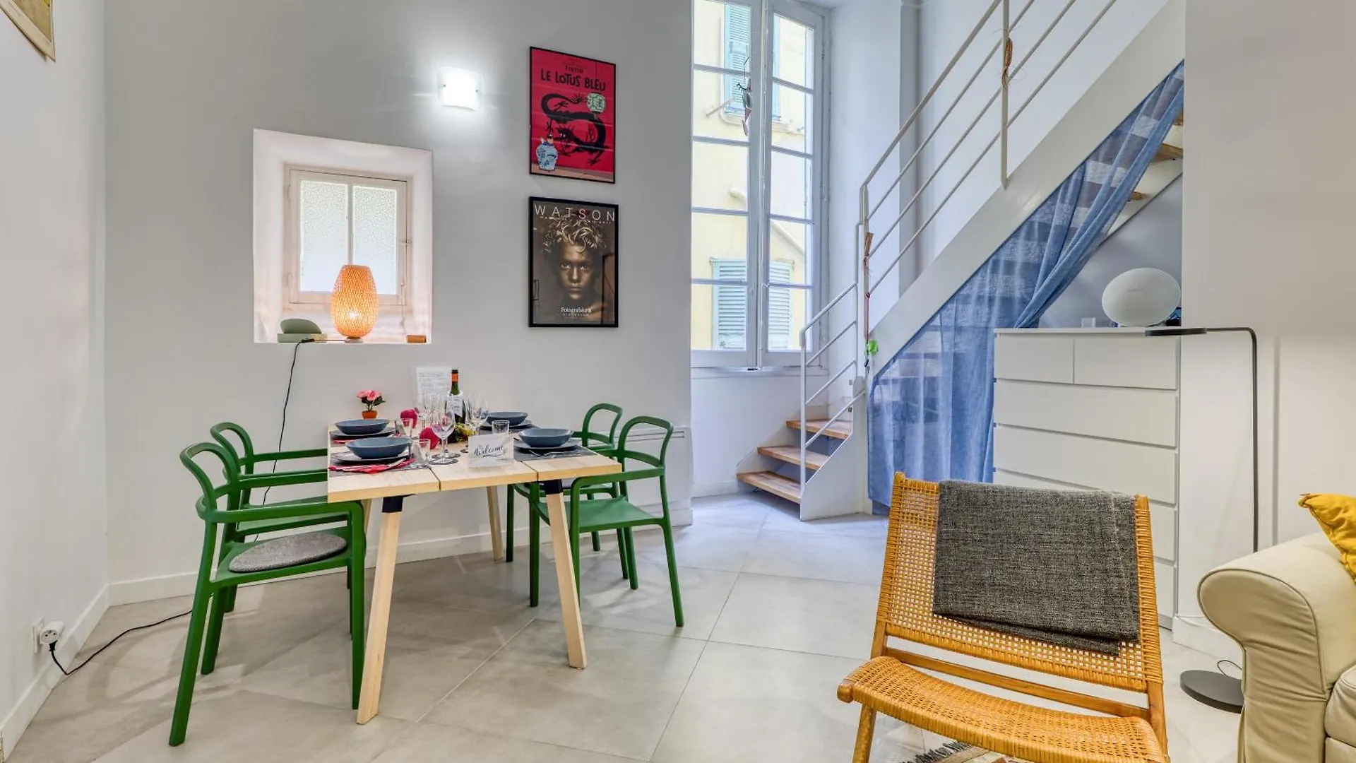 Lägenhet Two Levels Apt In Historical Building - Happy Rentals Menton Frankrike