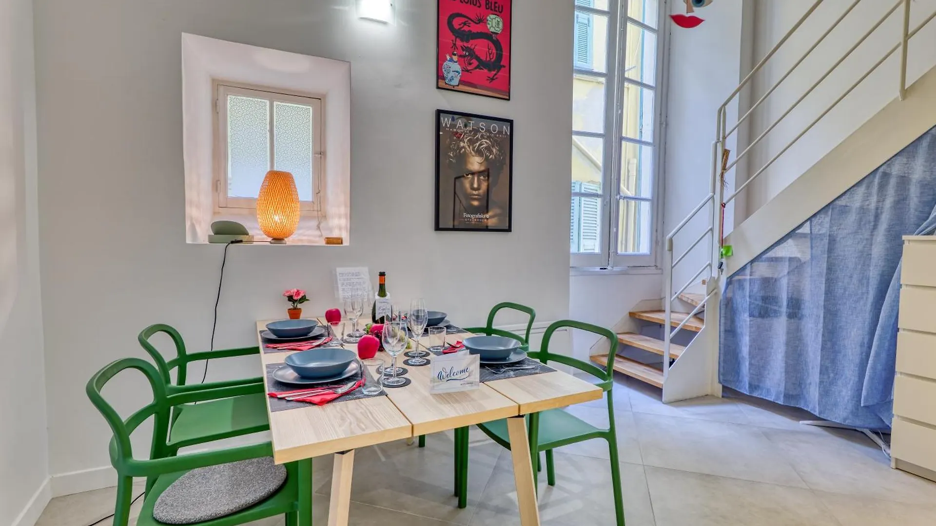 Two Levels Apt In Historical Building - Happy Rentals Menton
